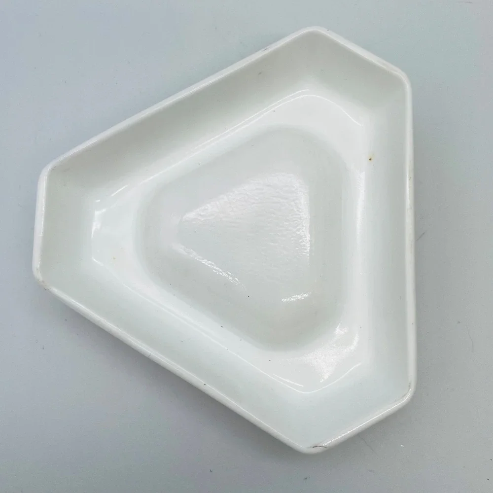 Vintage Florence SC Advertising Ashtray Milk Glass M.A. Ellis‎ Jr